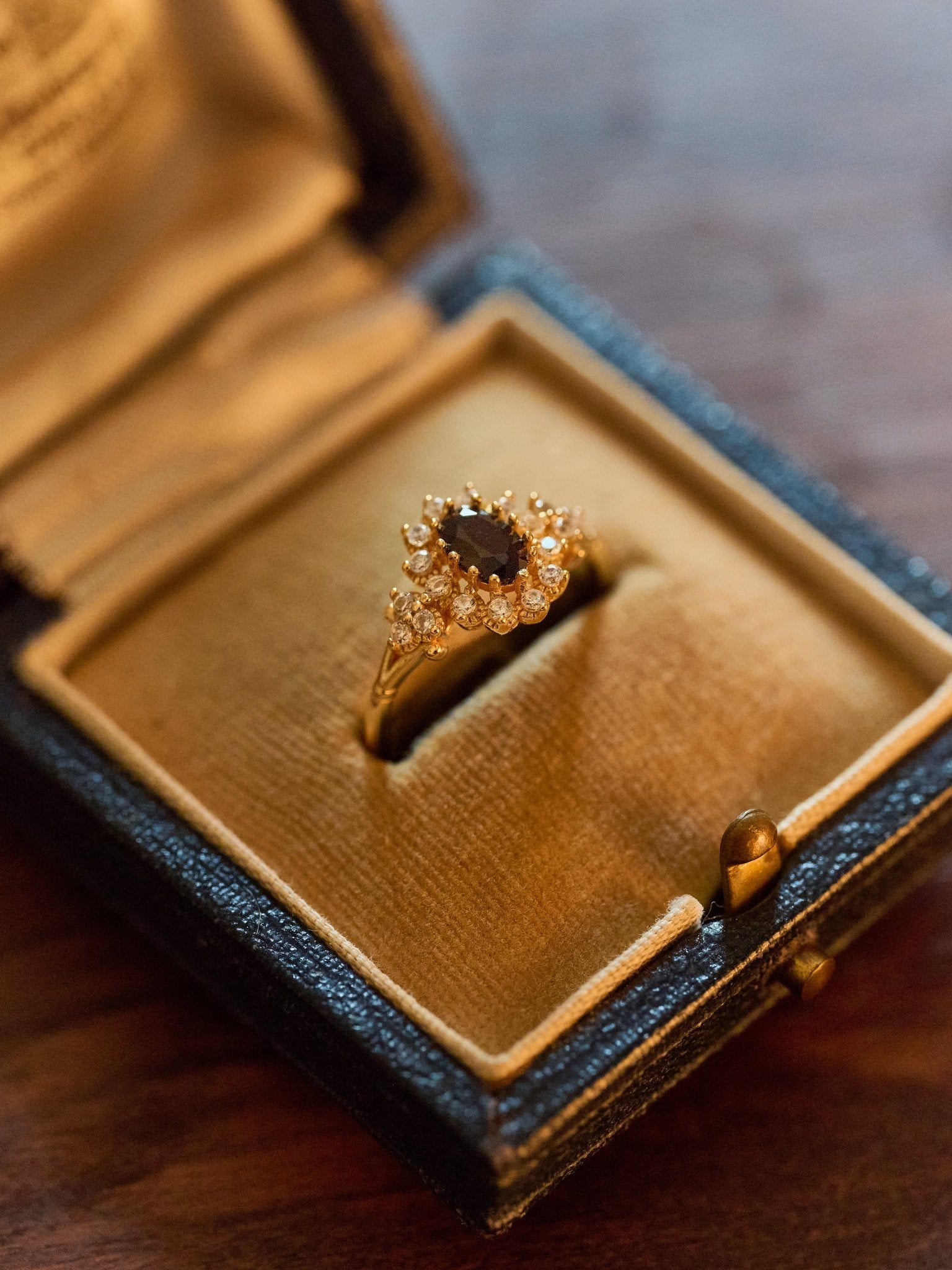 Black Dahlia Ring - CAMELLIA 5