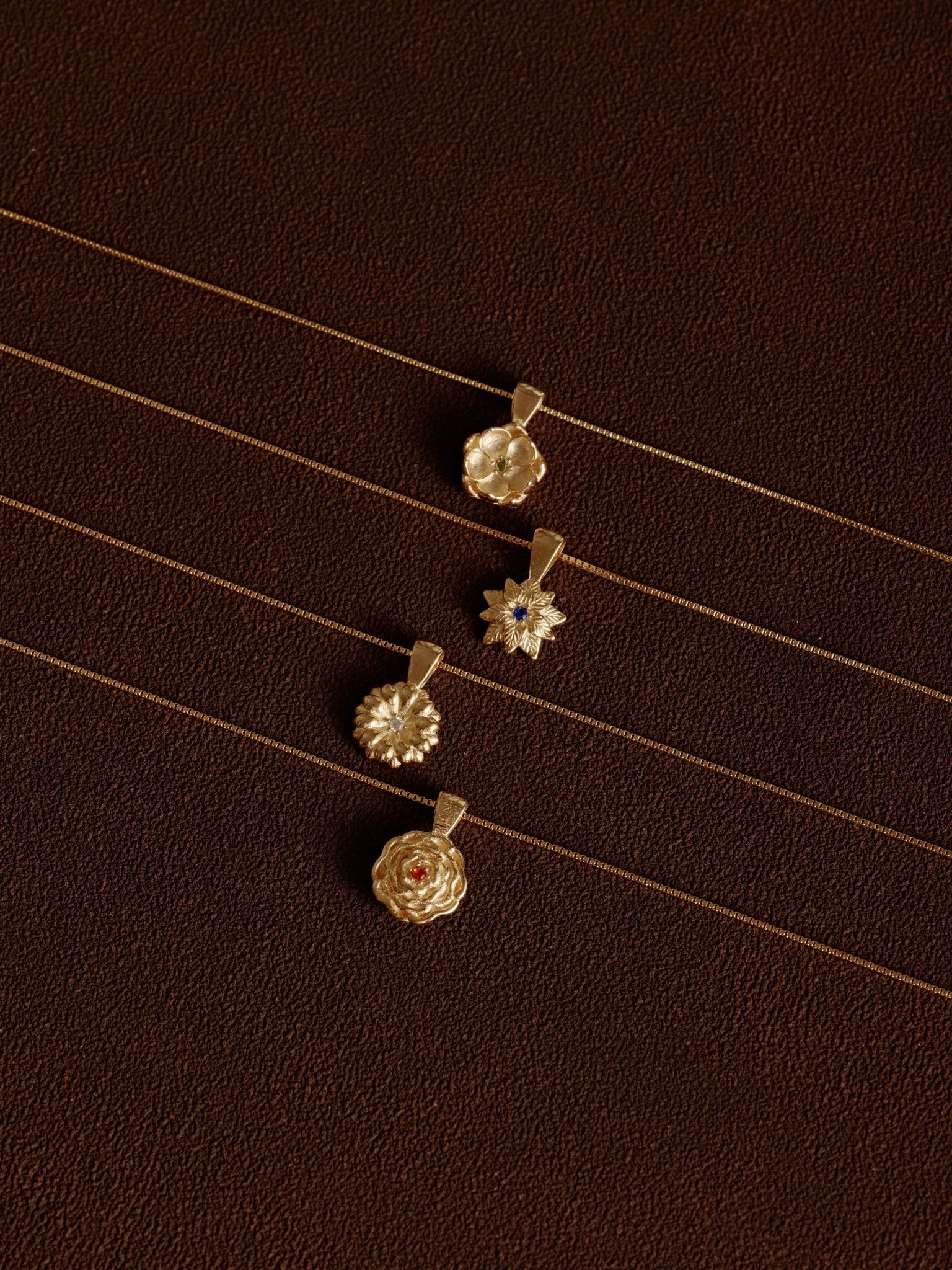 Elsa Birth Month Necklaces - CAMELLIA January