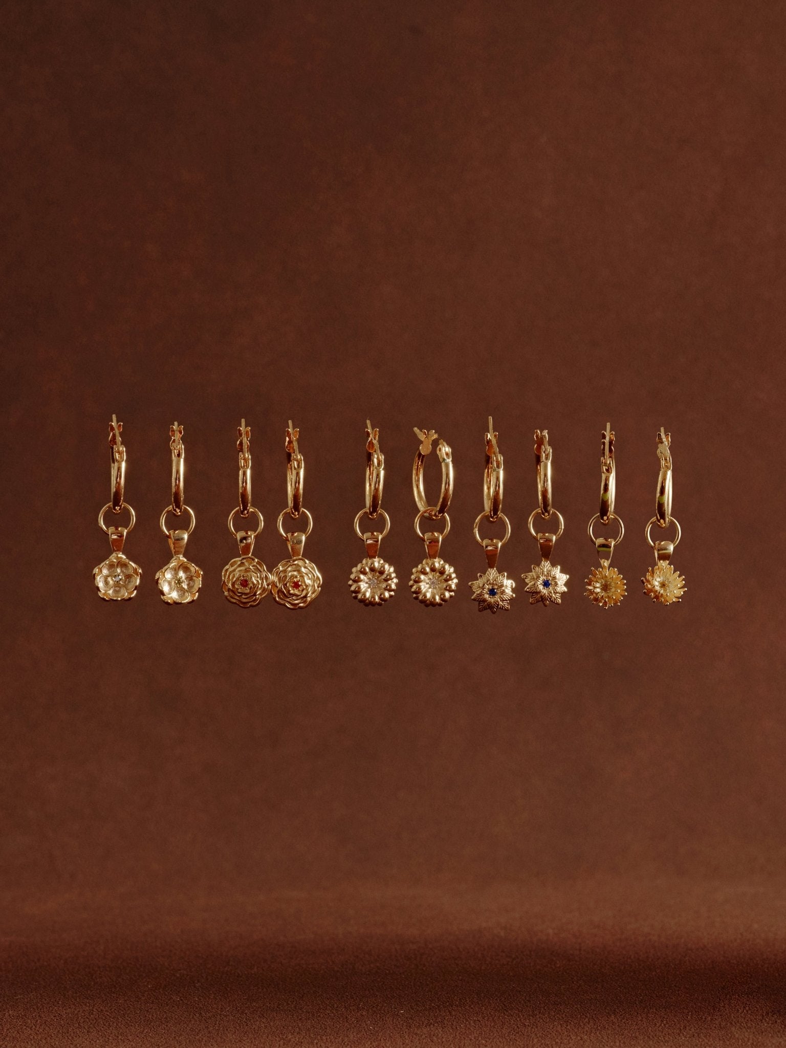 Elsa Birth Month Earrings - CAMELLIA January