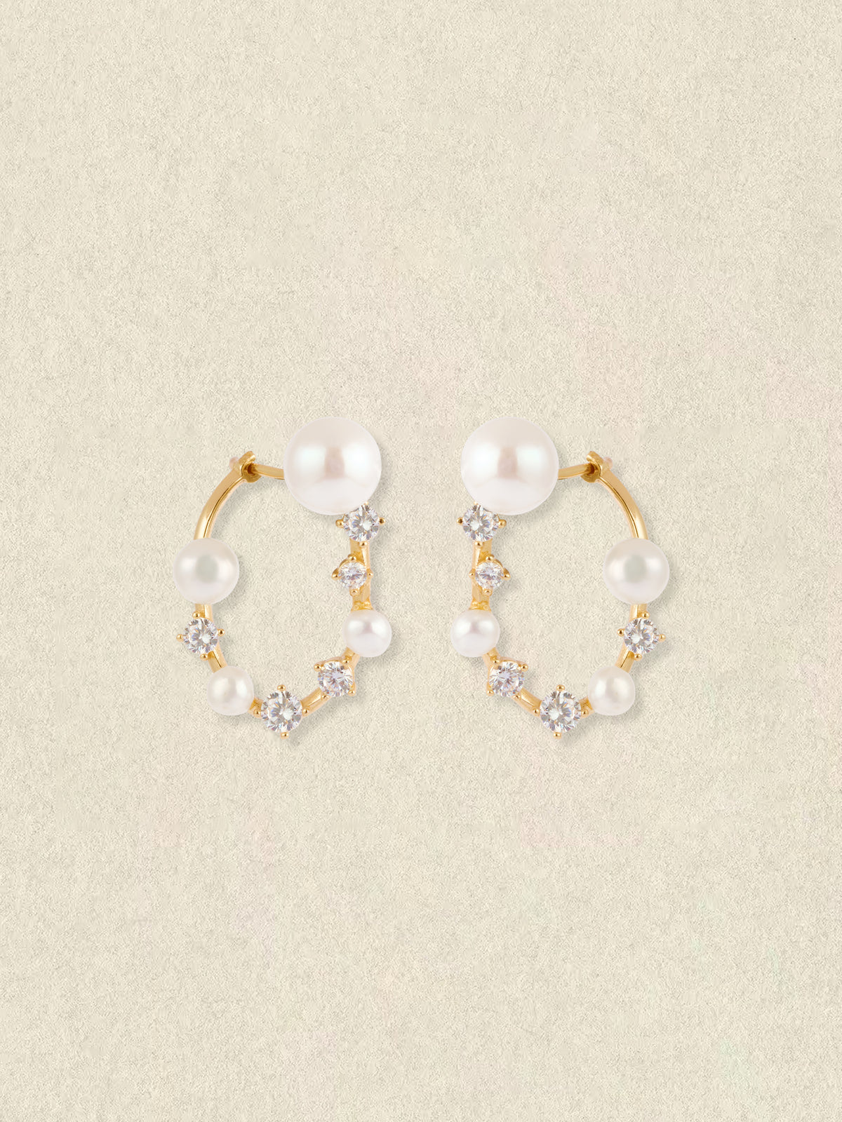 Pearl Halo Earrings