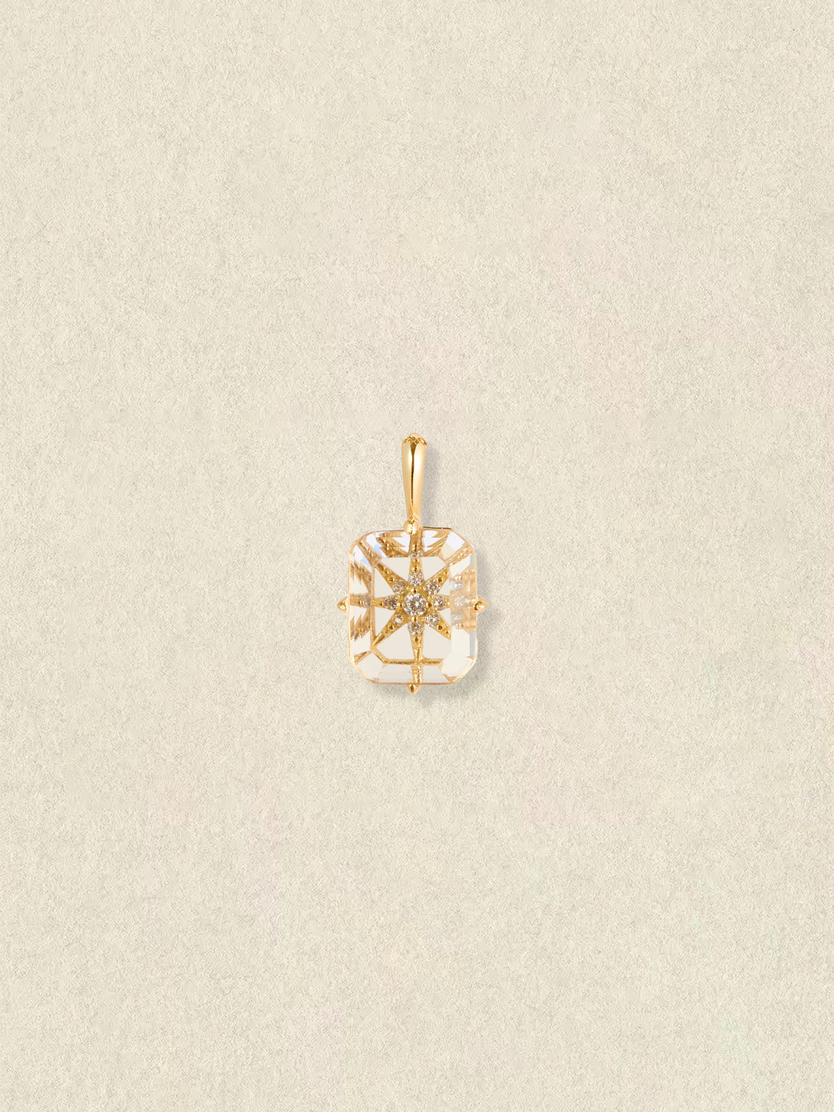 Celestine Crystal Star Pendant