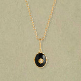 Noir Stella Onyx Necklace
