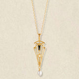 Nocturne Opal Pearl Necklace