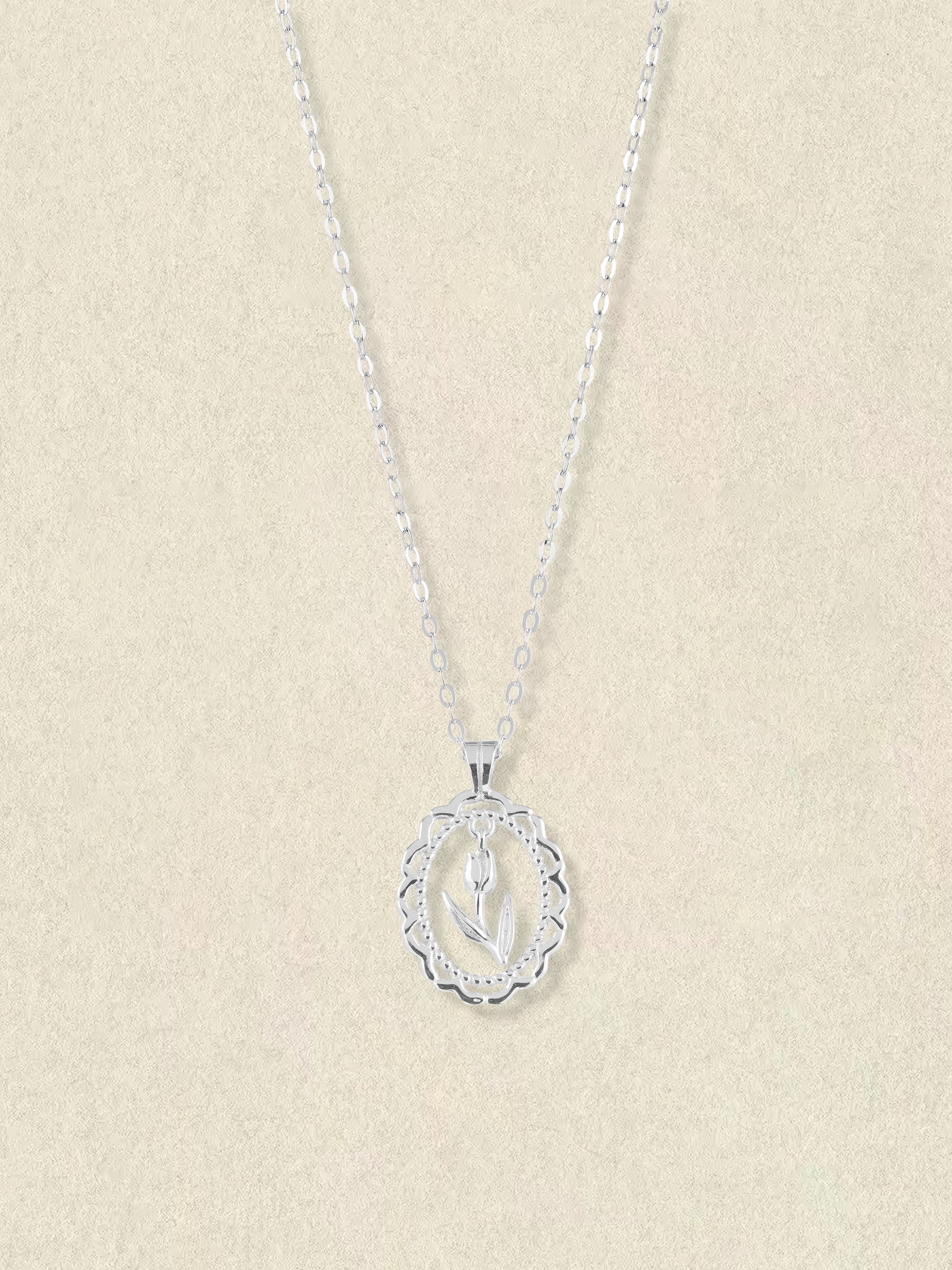 Tulip Flower Necklace
