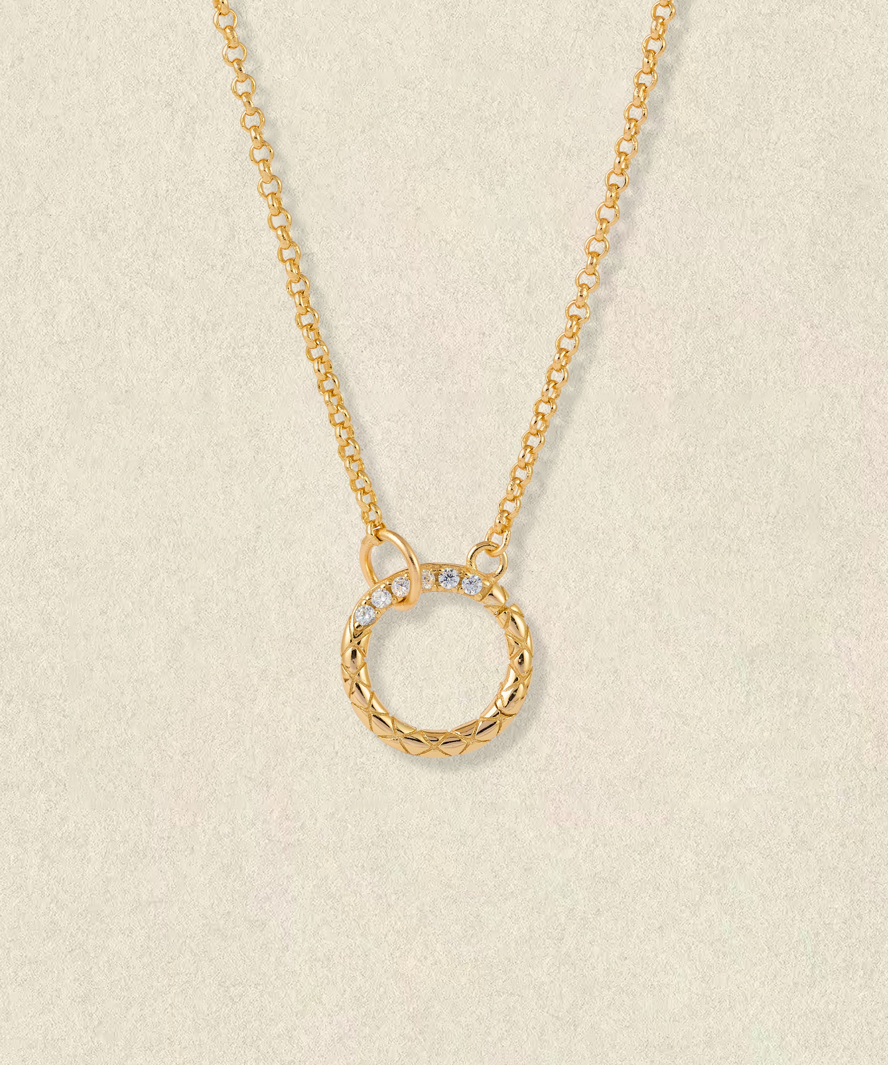 Halo Charm Necklace