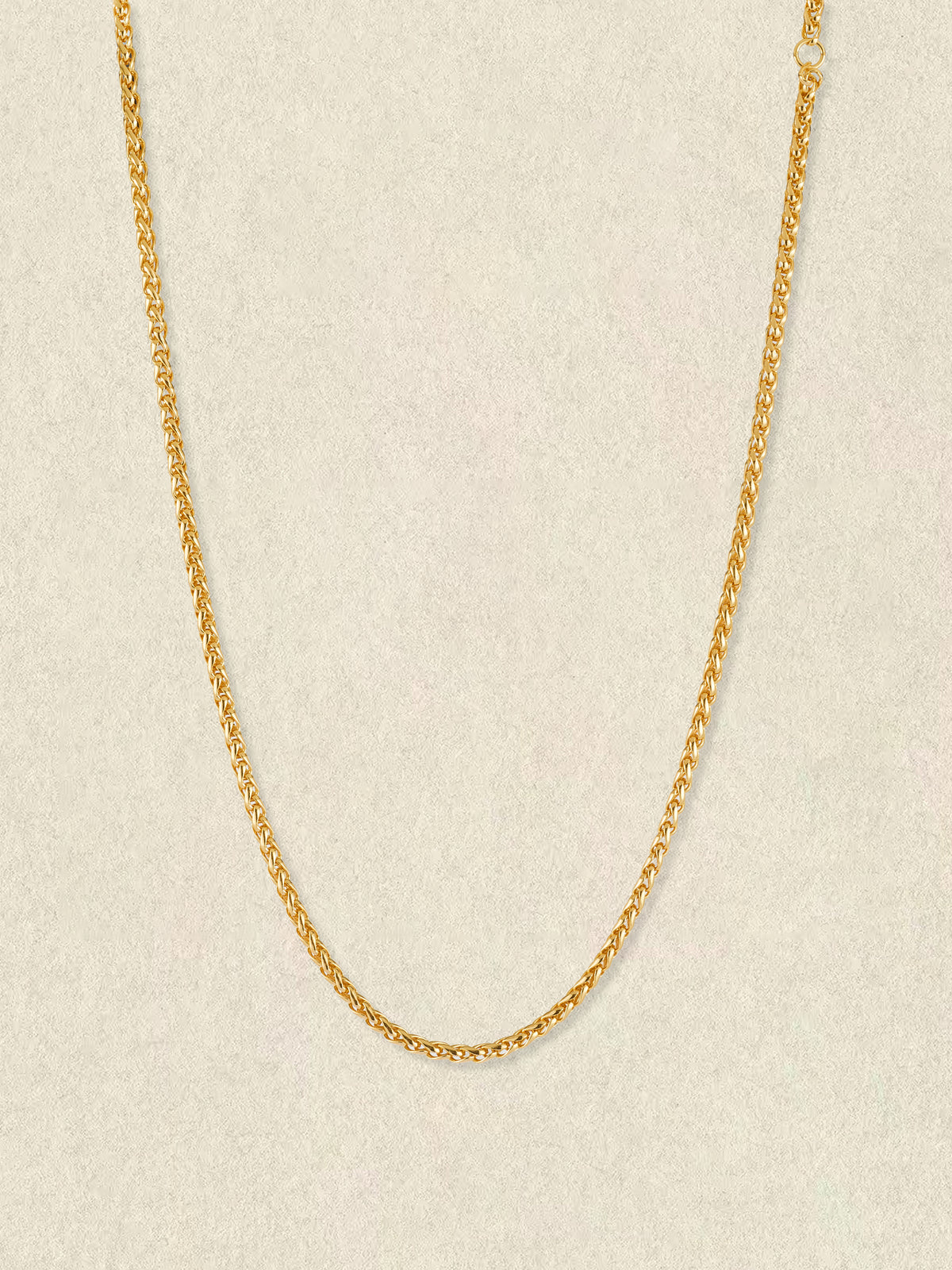 3mm Circle Chain Necklace