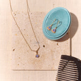 Astra Tanzanite Trilliant Necklace