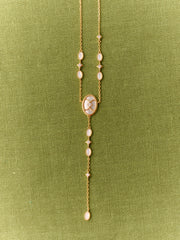 Camellia Signature Mother of Pearl Necklace