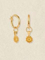 Elsa Chrysanthemum Topaz Earrings