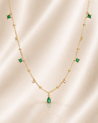 Moren Emerald Diamond Necklace