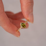 Verdure Peridot Ring - CAMELLIA 6