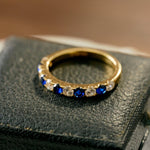 Sapphire Rhythm Ring - CAMELLIA