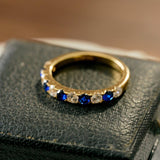 Sapphire Rhythm Ring - CAMELLIA
