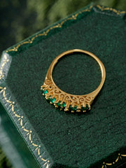 Emerald Crown Ring - CAMELLIA 5