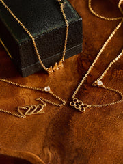 333 Angel Number Choker with Aquamarine - CAMELLIA