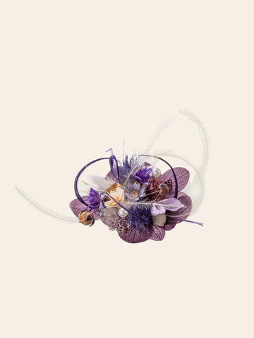 Violet Aura Flower Ring