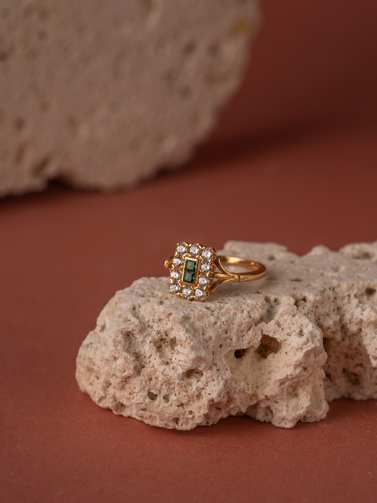Seraphina Emerald Ring - CAMELLIA 5