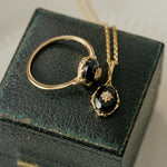 Noir Stella Onyx Ring - CAMELLIA 6