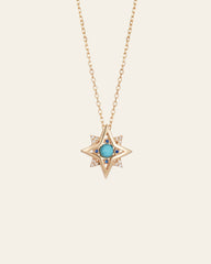 New York Turquoise Pentagram Necklace