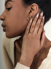 Infinite Hoops - CAMELLIA Yellow Gold