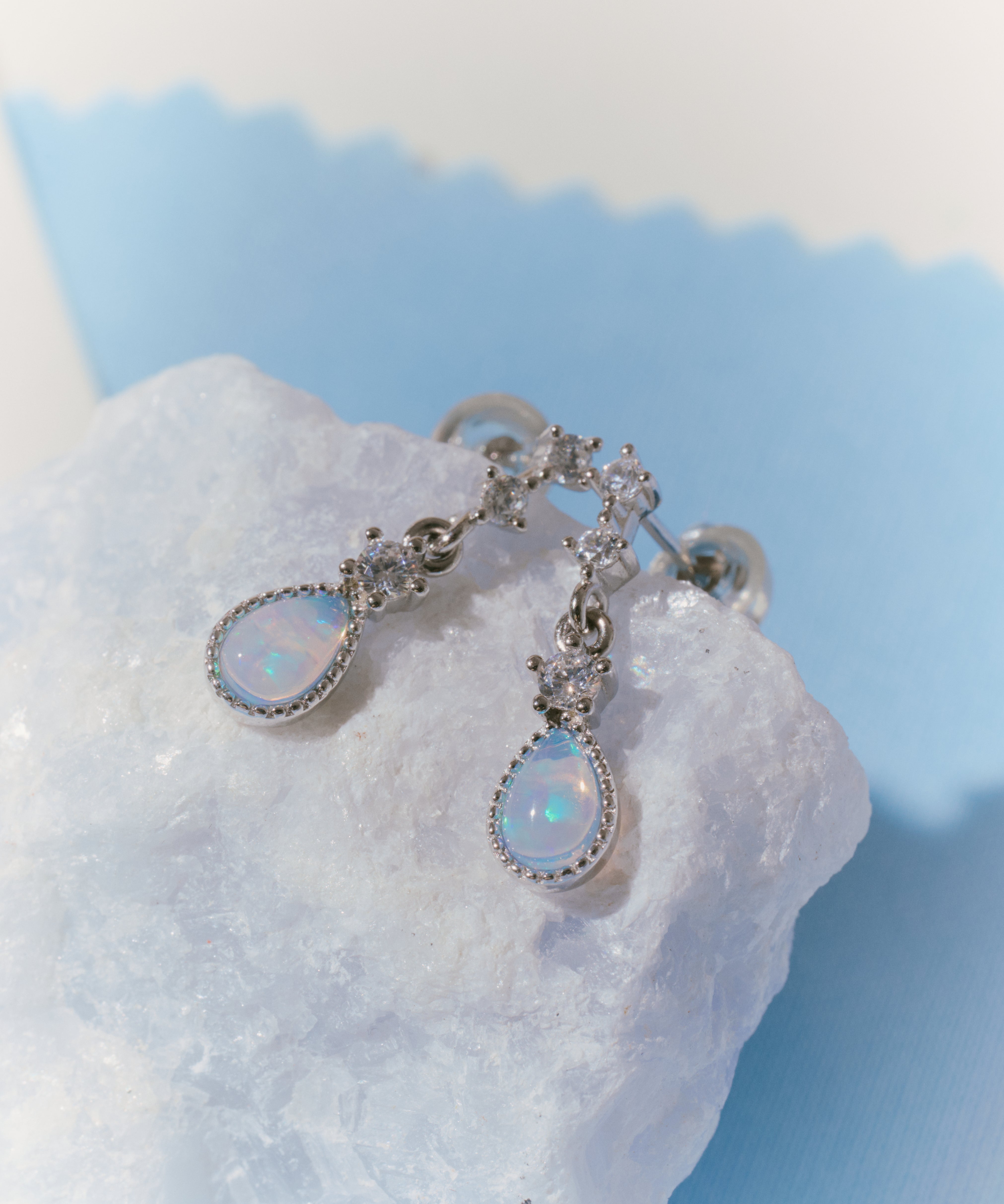 Starlight Opal Earrings