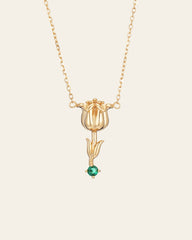 Nerissa May Lily Emerald Necklace