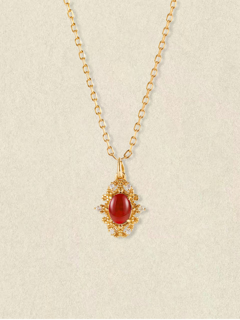 Rouge Heirloom Garnet Necklace