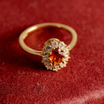 Garnet Couronne Ring - CAMELLIA 6