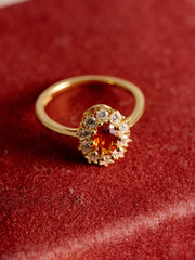Garnet Couronne Ring - CAMELLIA 6