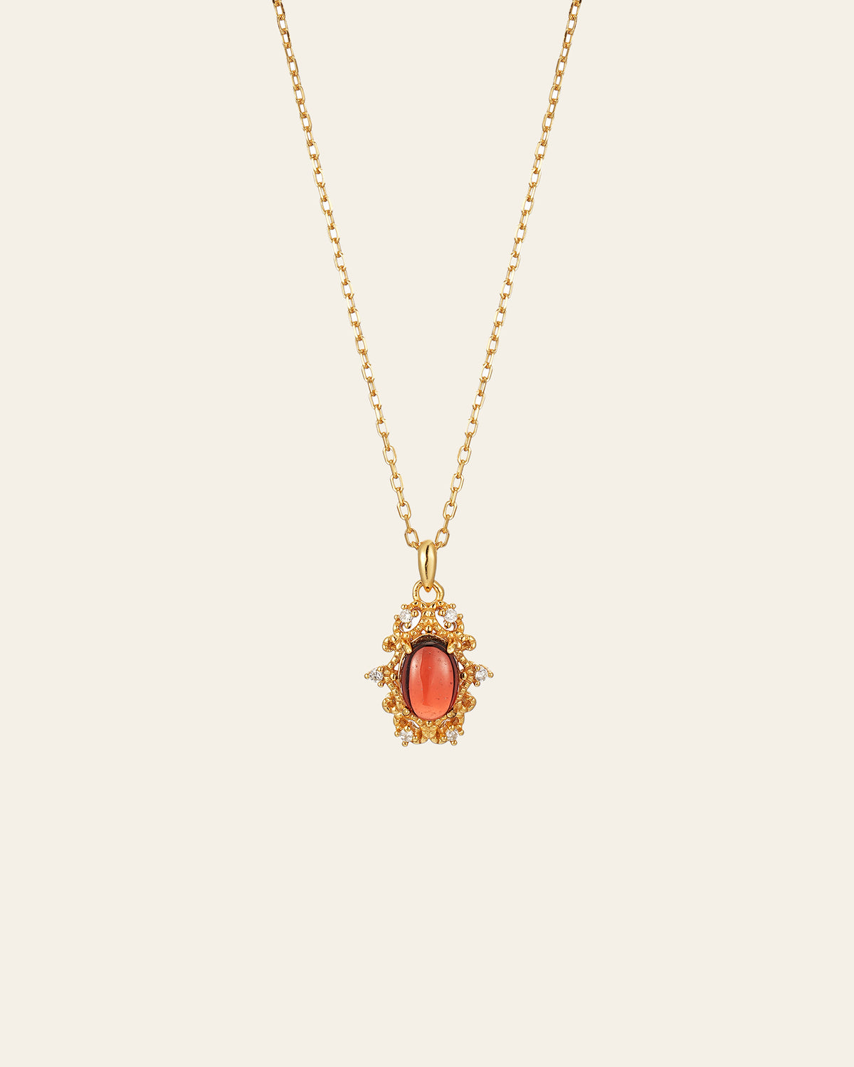 Vivien Garnet Necklace