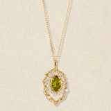 Laurel Peridot Necklace