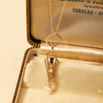 Nocturne Opal Pearl Necklace - CAMELLIA Circle Chain