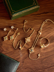 Aurielle Opal Jewelry Set - CAMELLIA
