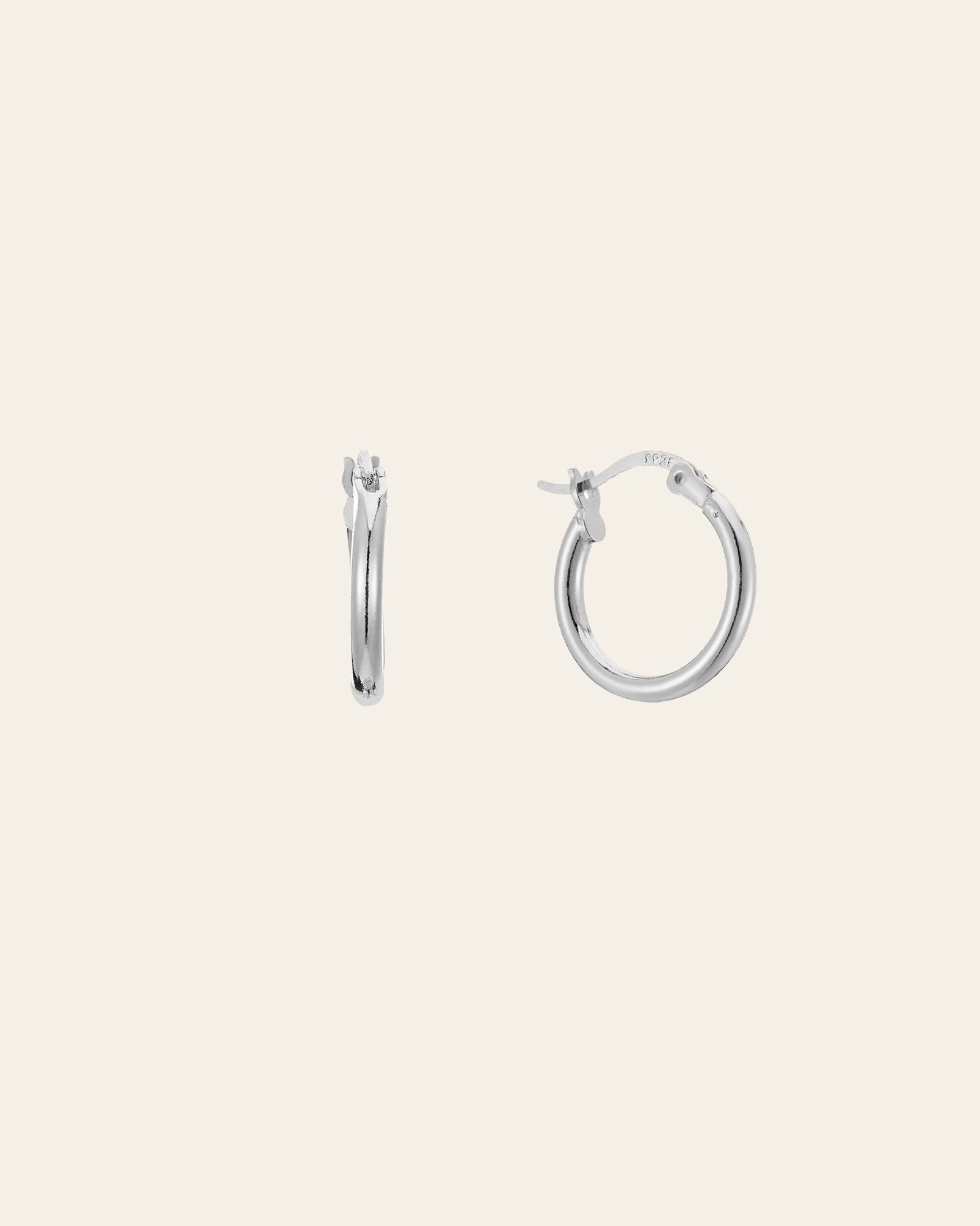 Infinite Hoops - CAMELLIA White Gold