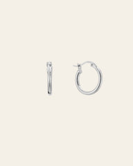 Infinite Hoops - CAMELLIA White Gold