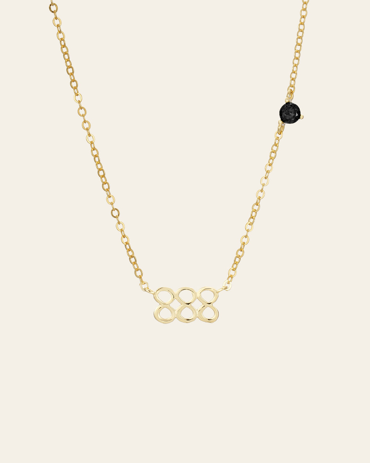 888 Angel Number Choker - CAMELLIA
