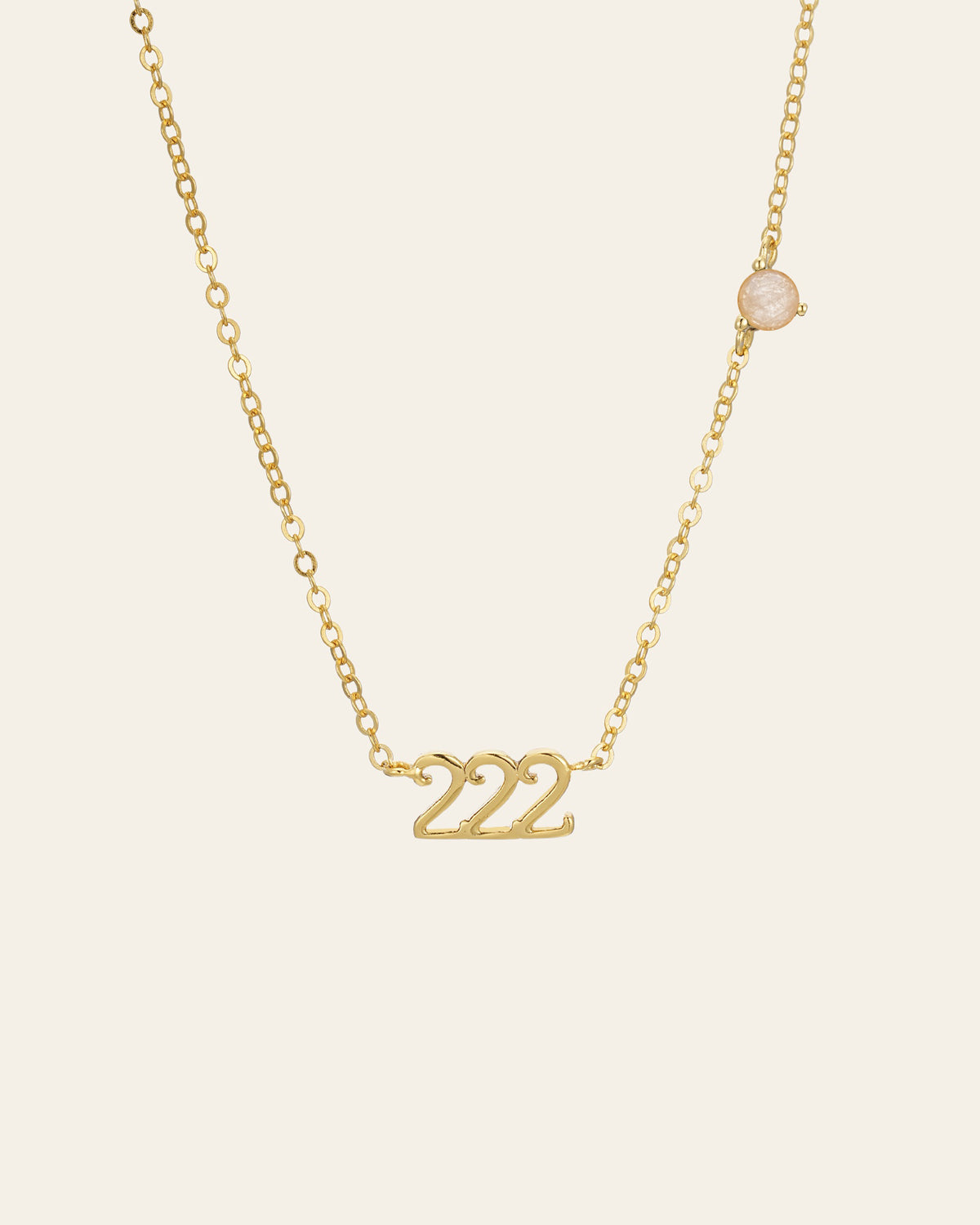 222 Angel Number Choker - CAMELLIA