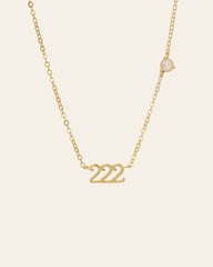 222 Angel Number Choker - CAMELLIA