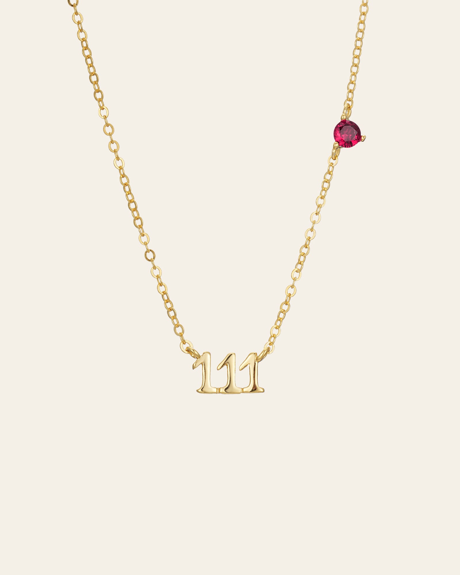 111 Angel Number Choker - CAMELLIA