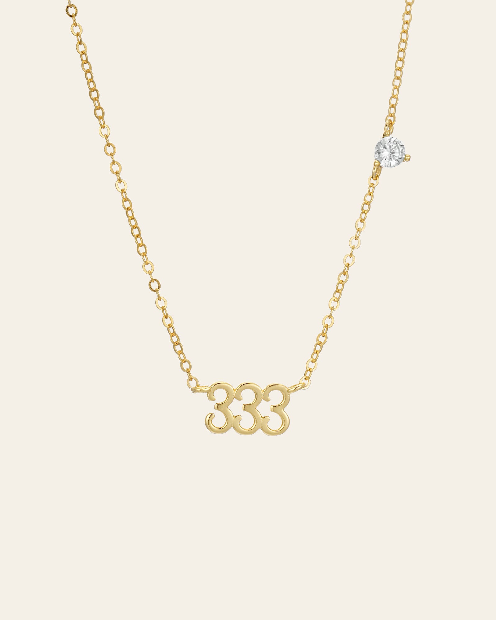 333 Angel Number Choker - CAMELLIA