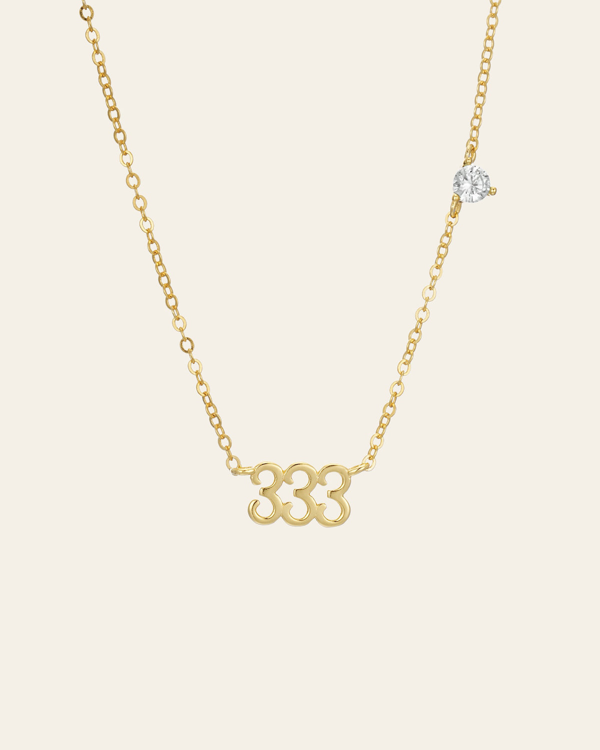 333 Angel Number Choker - CAMELLIA