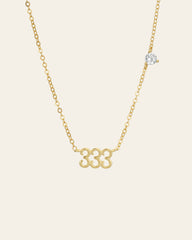 333 Angel Number Choker - CAMELLIA