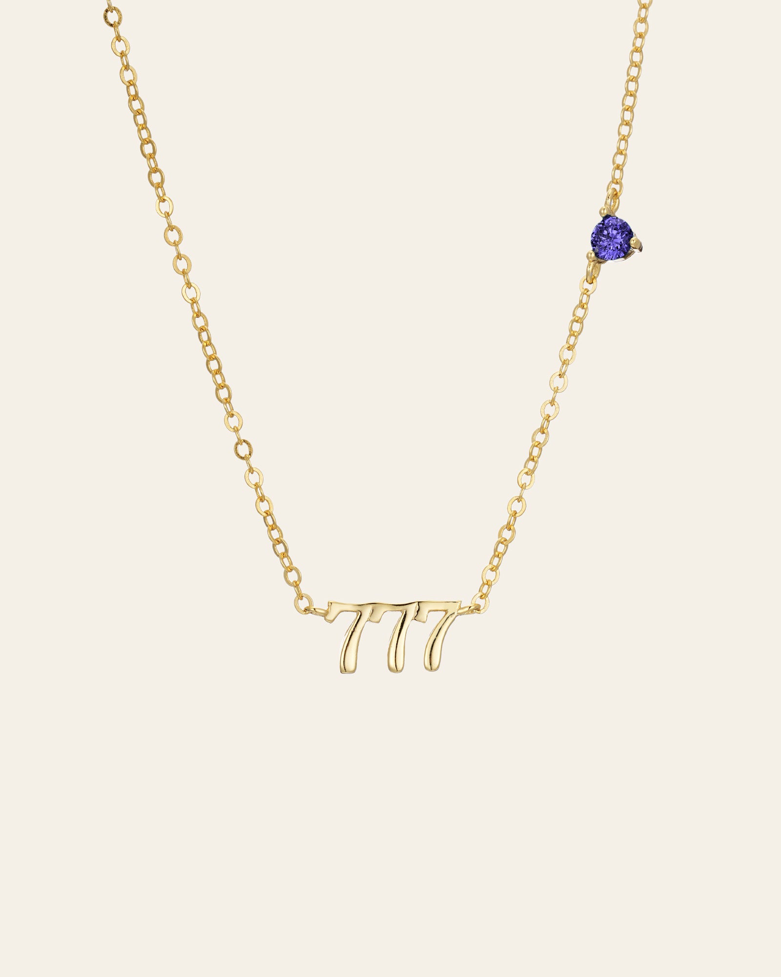 777 Angel Number Choker - CAMELLIA