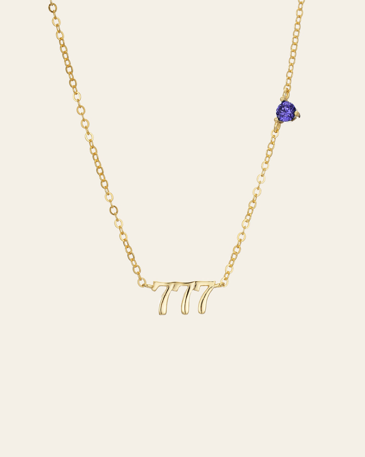 777 Angel Number Choker - CAMELLIA