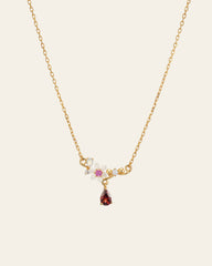 Juliette Gemstones Drop Necklace