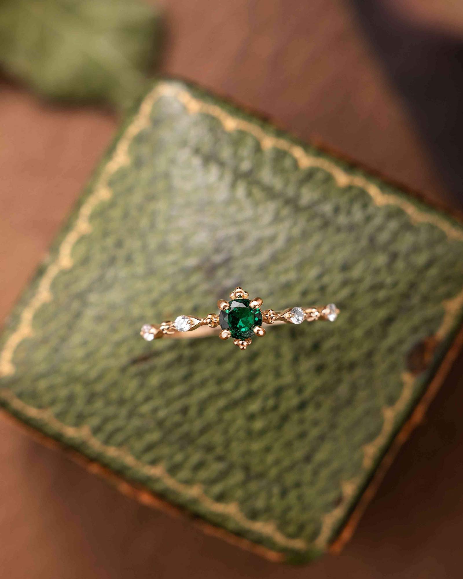 Lottie Emerald Ring