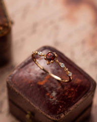 Lottie Garnet Ring