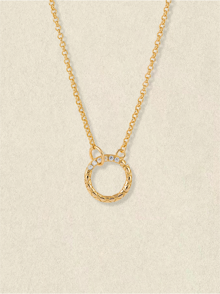 Halo Charm Necklace
